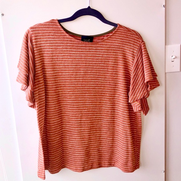 Burnt Orange Tee by W5 - Picture 1 of 2